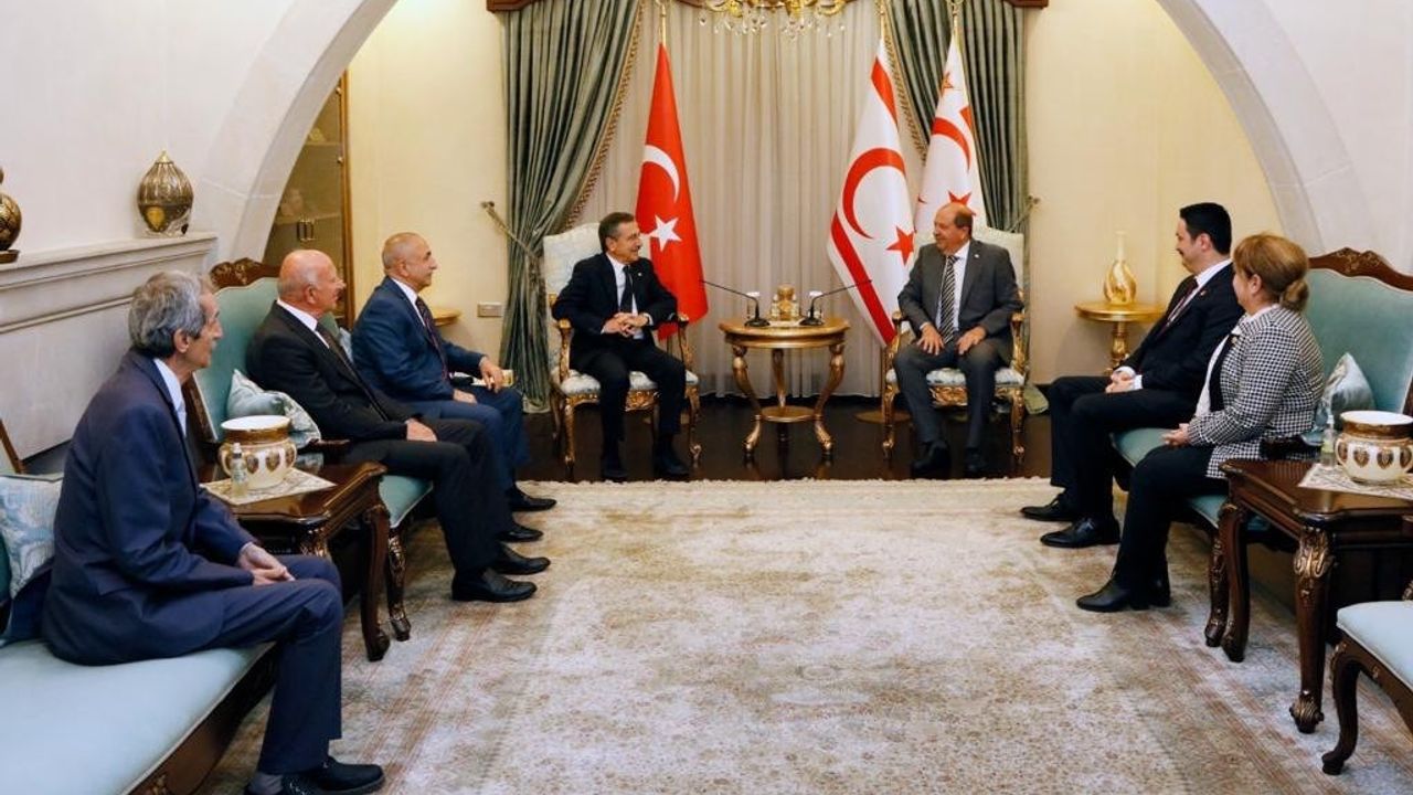 Başkan Ataç ve heyeti KKTC'de
