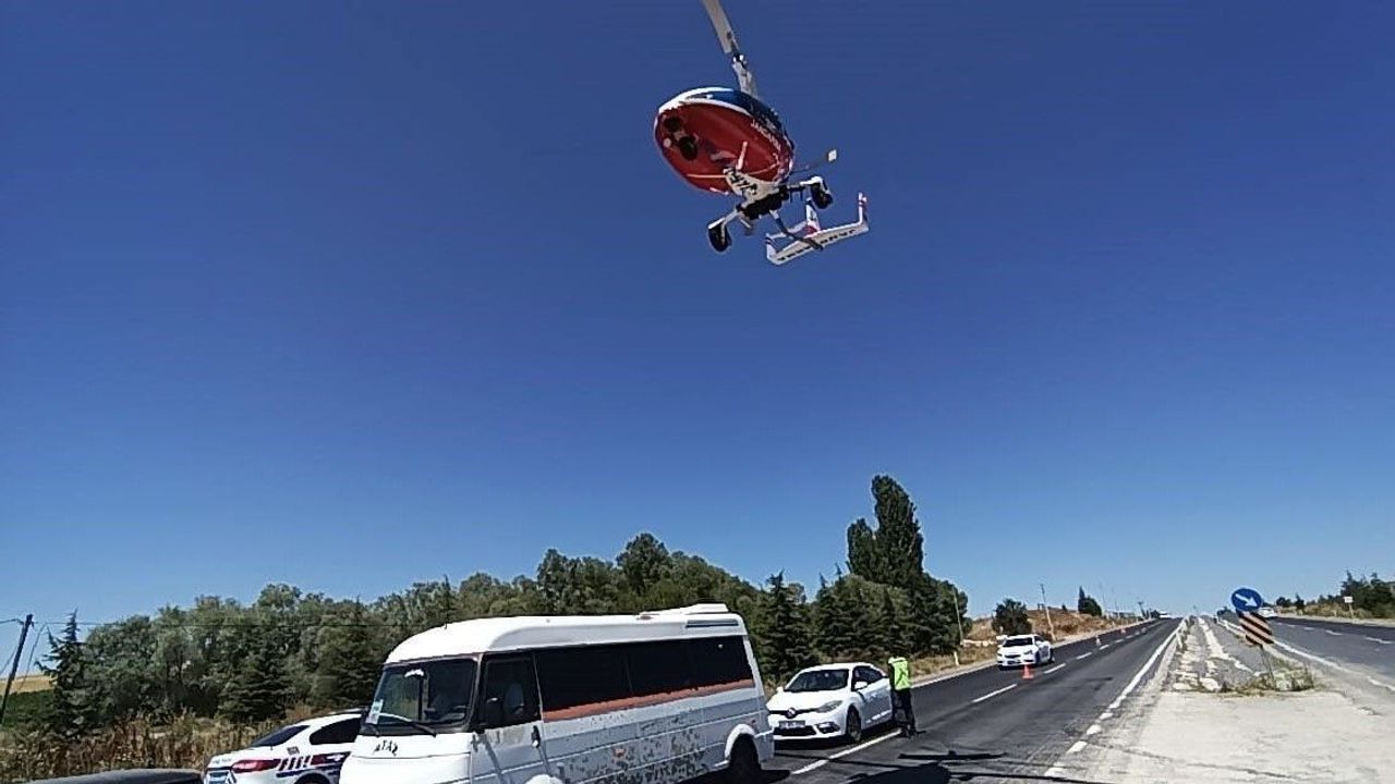 Cayrokopter’ Destekli Trafik Denetimi Gerçekleştirildi
