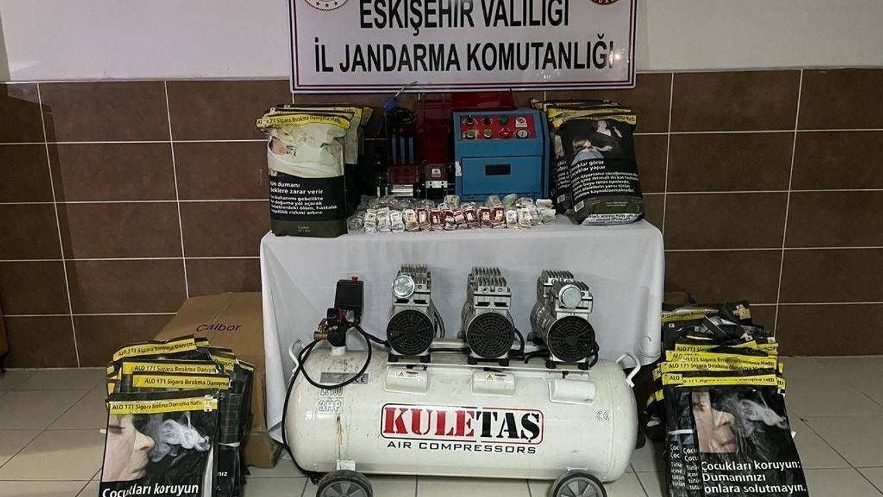 Eskişehir’de Jandarma 11 Kilogram Kaçak Tütün Ele Geçirdi