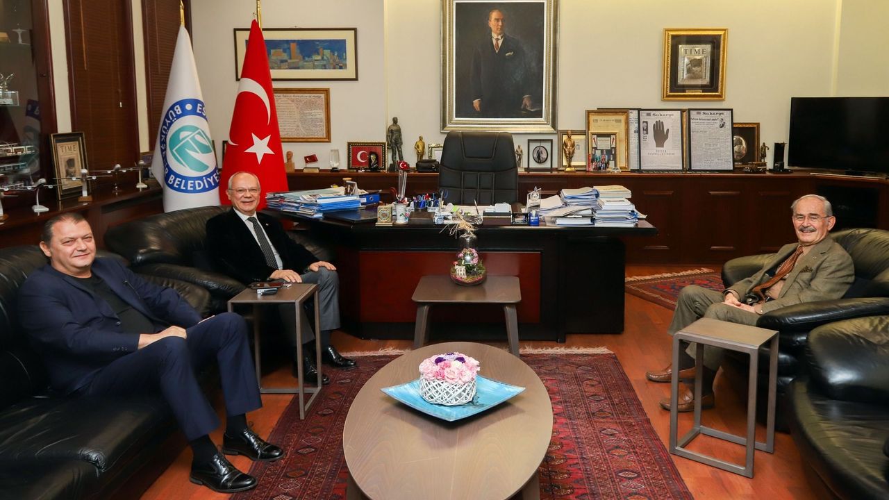 ETB Başkanı Zeydan'dan Büyükerşen'e Ziyaret