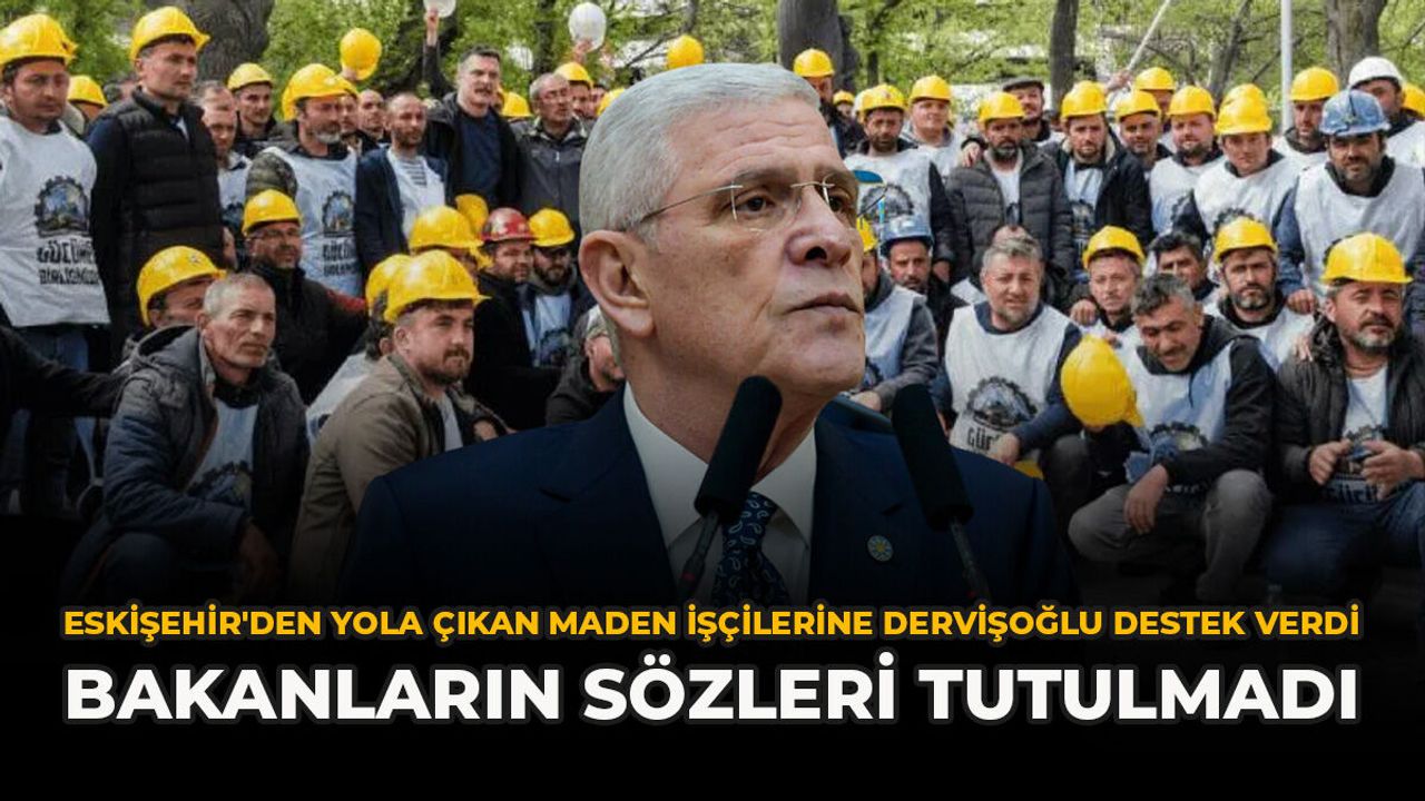 Eskişehir'den Yola Çıkan Maden İşçilerine Dervişoğlu Destek 
