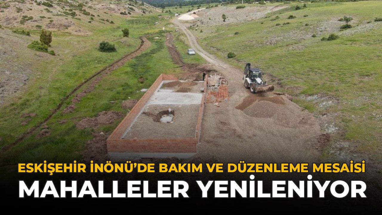 Eskişehir İnönü’de Bakım ve Düzenleme Mesaisi: Mahalleler Ye