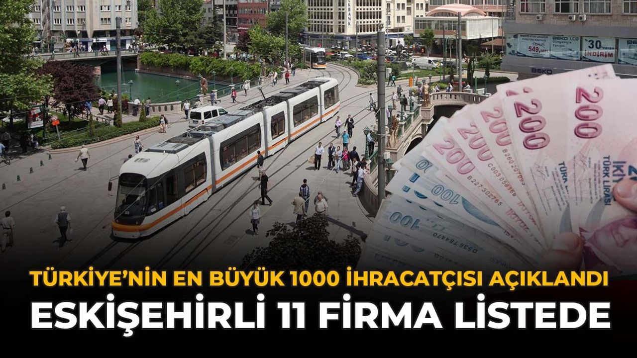 Türkiye'nin En Büyük 1000 İhracatçısı Açıklandı: Eskişehirli 11 Firma Listede