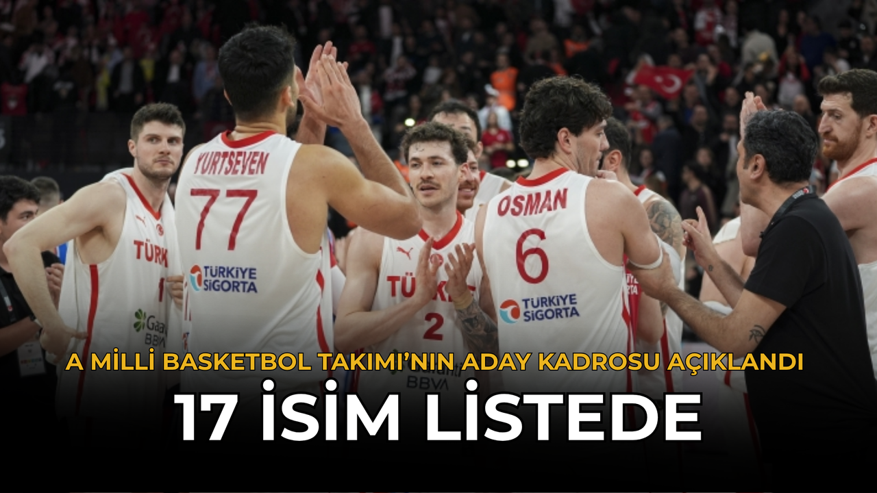 A Milli Basketbol Takımı’nın Aday Kadrosu Açıklandı: 17 İsim Listede