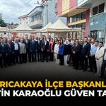 MHP Sarıcakaya İlçe Başkanlığı'nda Alaattin Karaoğlu Güven Tazeledi