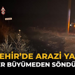 Eskişehir’de Arazi Yangını: Alevler Büyümeden Söndürüldü