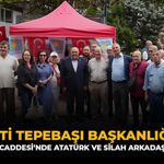 İYİ Parti Tepebaşı Başkanlığından Doktorlar Caddesi’nde Atatürk ve Silah Arkadaşları Sergisi