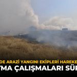 Eskişehir’de Arazi Yangını Ekipleri Harekete Geçirdi: Soğutma Çalışmaları Sürüyor