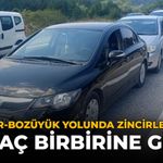 Eskişehir-Bozüyük Yolunda Zincirleme Kaza: 4 Araç Birbirine Girdi