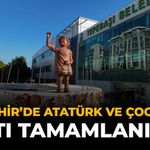 Eskişehir'de “Atatürk ve Çocuklar” Anıtı Tamamlanıyor