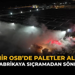 Eskişehir OSB’de Paletler Alev Aldı: Yangın Fabrikaya Sıçramadan Söndürüldü