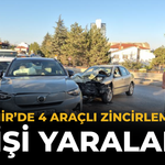 Eskişehir’de 4 Araçlı Zincirleme Kaza: 3 Kişi Yaralandı