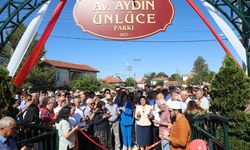 Av. Aydın Ünlüce Parkı Açıldı