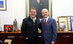 Özgentürk'ten Başkan Büyükerşen'e Ziyaret