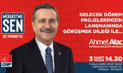 Ahmet Ataç'ın Proje Tanıtım Tarihi Belli Oldu