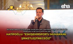Nebi Hatipoğlu: "Eskişehirspor'u Muhakkak Şirketleştireceğiz"