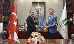 Başkan Ataç'a Baro Başkanı Elagöz'den Ziyaret