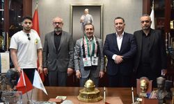 Başkan Ataç'a Kardeş Şehirden Tebrik Ziyareti