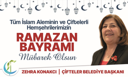 Çifteler Belediye Başkanı Zehra Konakcı'dan Bayram Mesajı