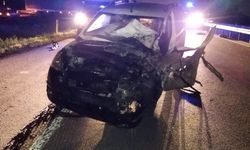 Korkunç Kaza: Ticari Araç Vince Çarptı