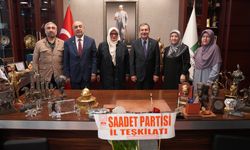 Saadet Partisi Başkan Ataç'ı Ziyaret Etti