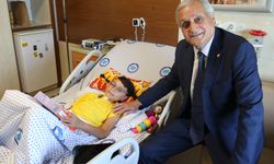 Başkan Bakkalcıoğlu Mucize Ela'yı Ziyaret Etti