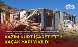 Kazım Kurt İşaret Etti: Kaçak Yapı Yıkıldı