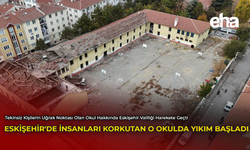 Eskişehir'de İnsanları Korkutan O Okulda Yıkım Başladı