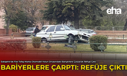 Bariyerlere Çarptı: Refüje Çıktı