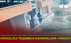 Hırsızlığa Teşebbüs Kameralara Yansıdı!