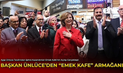 Başkan Ünlüce'den "Emek Kafe" Armağanı