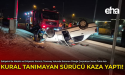 Kural Tanımayan Sürücü Kaza Yaptı!