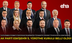 AK Parti Eskişehir İl Yürütme Kurulu Belli Oldu!