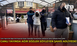 Canlı Yayında Ağır Sözler Söyleyen Şahıs Adliyede!