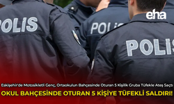 Okul Bahçesinde Oturan 5 Kişiye Tüfekle Saldırı!