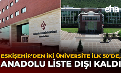 Eskişehir’den İki Üniversite ilk 50’de, Anadolu Liste Dışı Kaldı