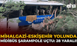 Mihalgazi- Eskişehir Yolunda Midibüs Şarampole Uçtu: 28 Yaralı
