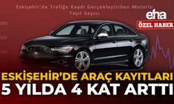 Eskişehir'de Araç Kayıtları 5 Yılda 4 Kat Arttı