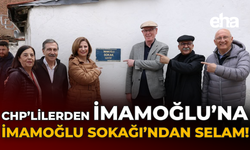 CHP’lilerden İmamoğlu’na İmamoğlu Sokağı’ndan Selam