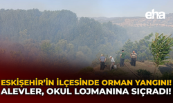 Eskişehir’in İlçesinde Orman Yangını: Alevler, Okul Lojmanına Sıçradı!