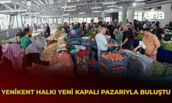 Yenikent Halkı Yeni Kapalı Pazarıyla Buluştu