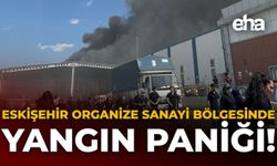 Eskişehir Organize Sanayi Bölgesinde Yangın Paniği!