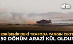Eskişehir'deki Trafoda Yangın Çıktı: 50 Dönüm Arazi Kül Oldu!