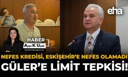 Nefes Kredisi Eskişehir’e Nefes Olamadı: Güler’e Limit Tepkisi!