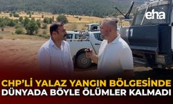 CHP'li Yalaz Yangın Bölgesinde: Dünyada Böyle Ölümler Kalmadı