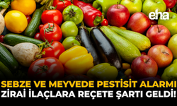 Sebze ve Meyvede Pestisit Alarmı: Zirai İlaçlara Reçete Şartı Geldi!