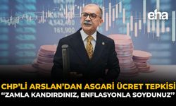 CHP’li Arslan’dan Asgari Ücret Tepkisi: “Zamla Kandırdınız, Enflasyonla Soydunuz”