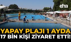 Yapay Plajı 1 Ayda 17 Bin Kişi Ziyaret Etti