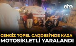 Cengiz Topel Caddesi’nde Kaza: Motosiklet Sürücüsü Yaralandı
