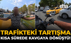 Trafikteki Tartışma Kısa Sürede Kavgaya Dönüştü!